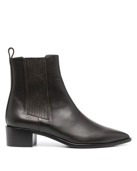 Scarosso Olivia leather ankle boots
