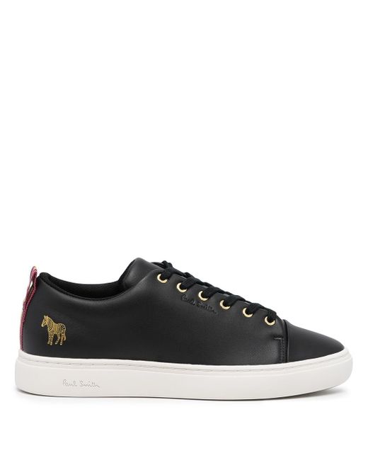 Paul Smith zebra-patch lace-up trainers