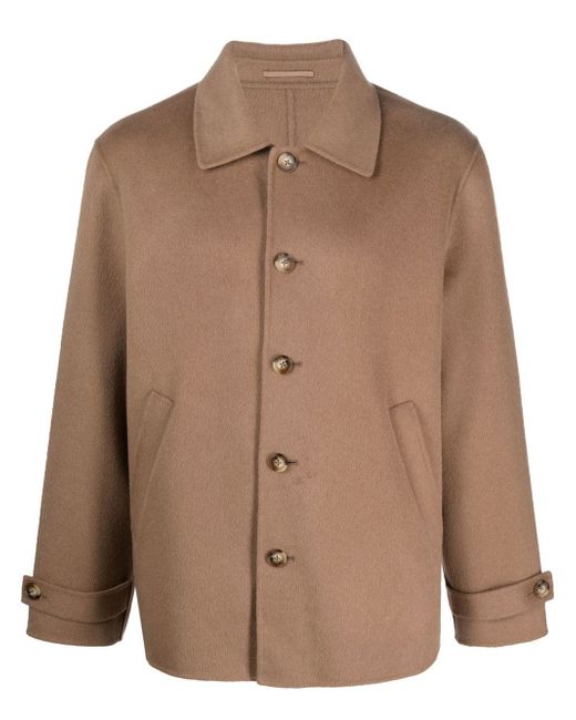 Filippa K long-sleeve button-up wool jacket