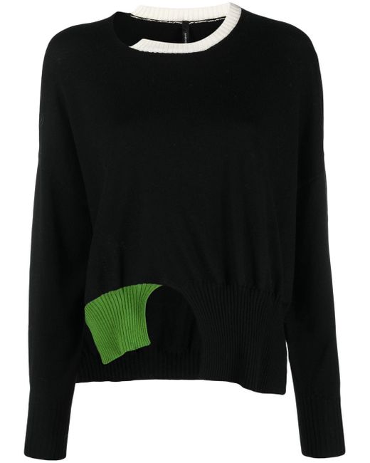 Pierantonio Gaspari patch-detail knitted sweater