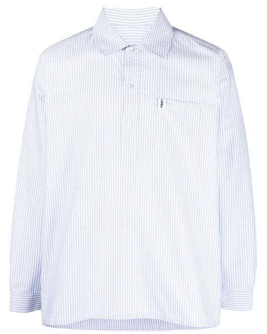 Mackintosh striped long-sleeved shirt