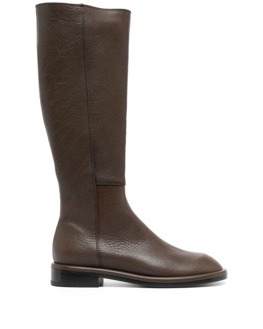 Agl leather knee-length boots