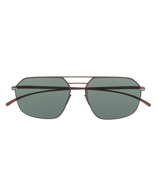 Mykita tinted geometric-frame sunglasses