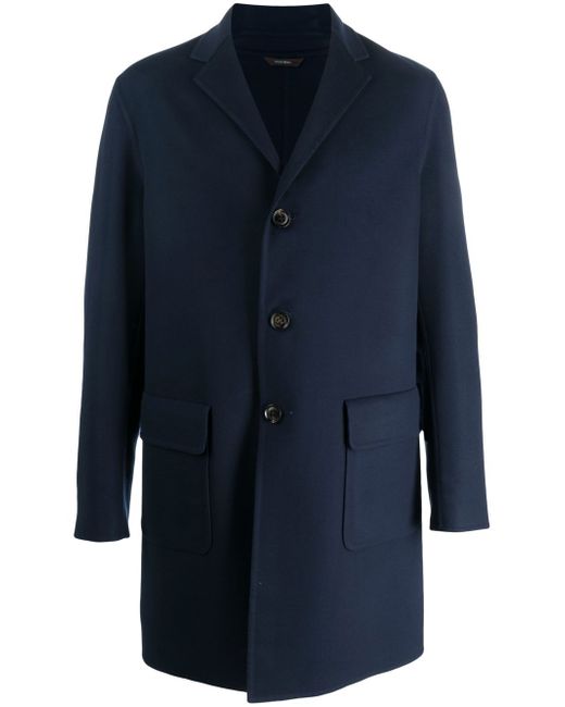 Colombo notched-collar single-breasted coat