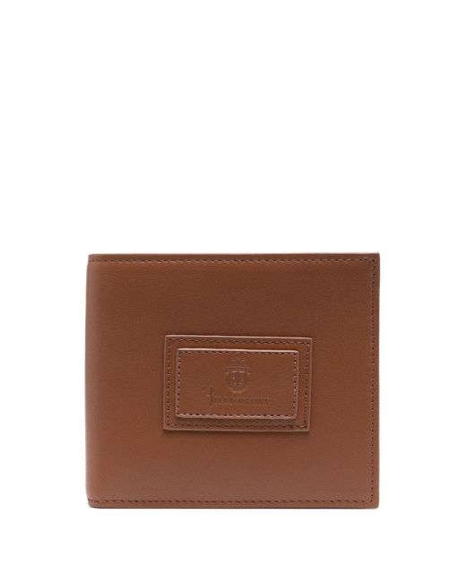 Billionaire bi-fold leather cardholder