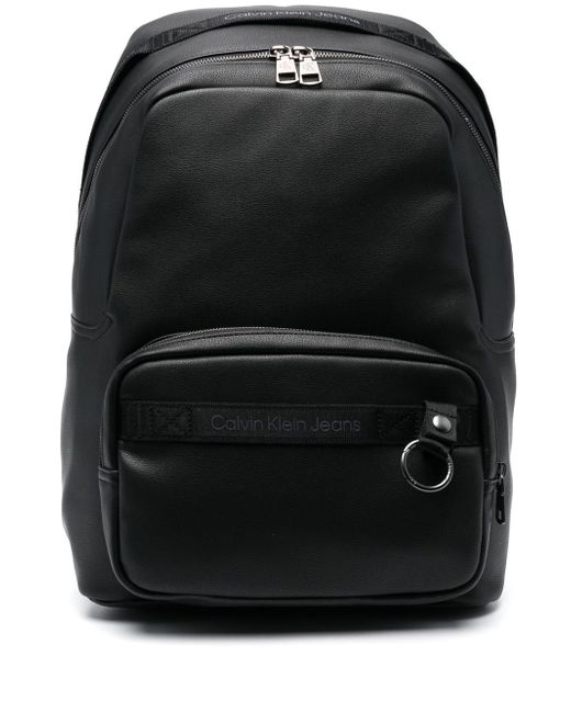 Calvin Klein Jeans logo-detail zip-up backpack