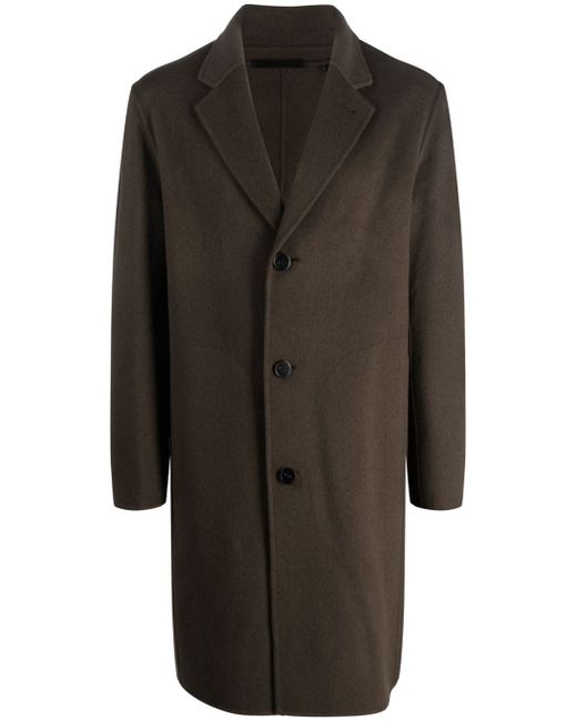 Theory wool-blend single-breasted coat