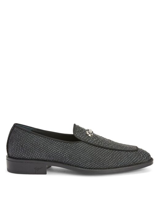 Giuseppe Zanotti Design crocodile-effect leather loafers