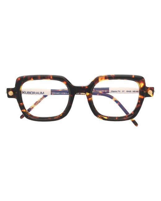 Kuboraum tortoiseshell-effect optical glasses
