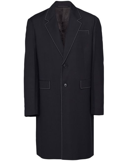 Prada single-breasted wool coat
