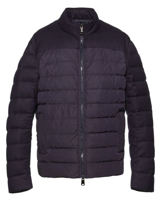 Norwegian Wool quilted padded down jacket