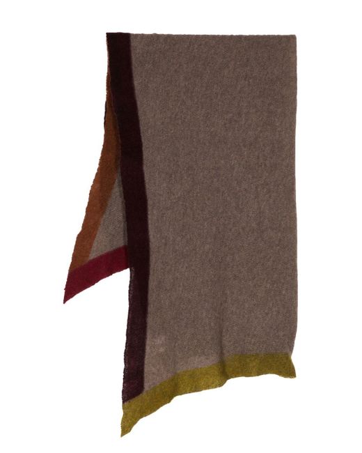 Faliero Sarti cashmere-blend fine-knit scarf