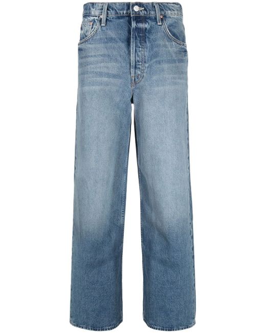 Mother Spinner high-rise wide-leg jeans