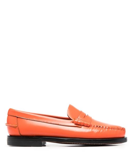 Sebago penny strap leather loafers
