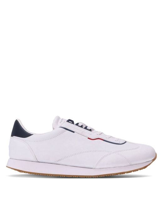 Tommy Hilfiger leather low-top runner sneakers
