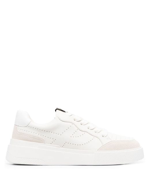 Ash perforated-logo leather trainers