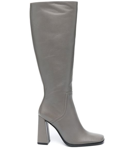 by FAR Tia leather knee-high boots