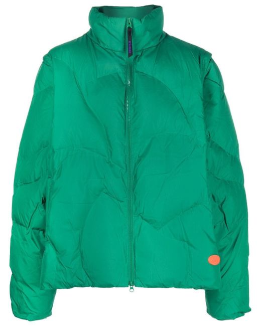 Puma asymmetric quilted padded jacket