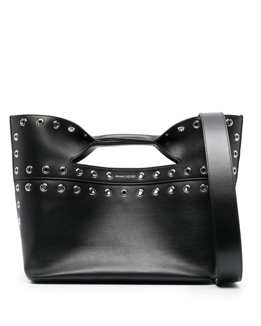 Alexander McQueen The Bow eyelet tote bag
