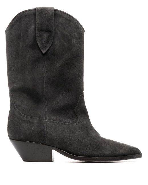 Isabel Marant cuban-heeled leather boots