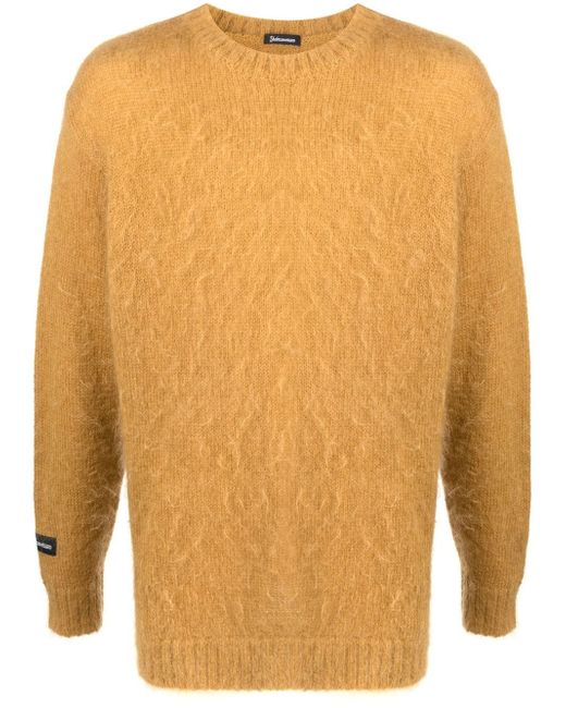 Undercoverism brushed wool-blend jumper