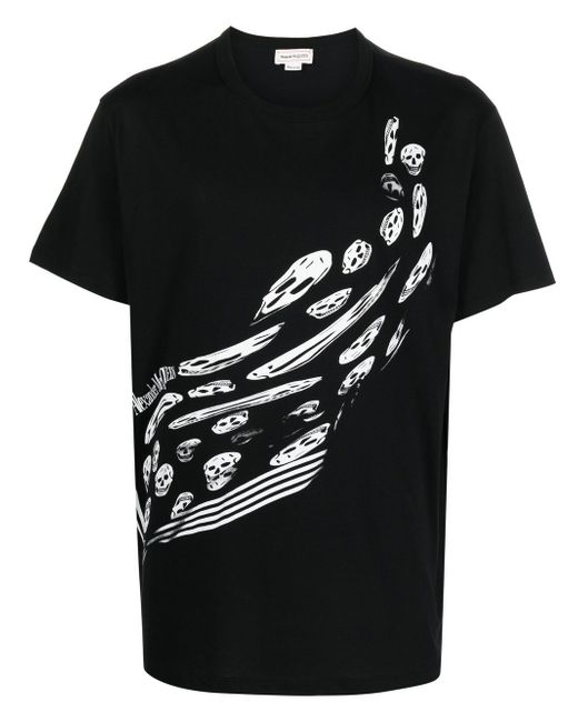 Alexander McQueen skeleton-print short-sleeved T-shirt