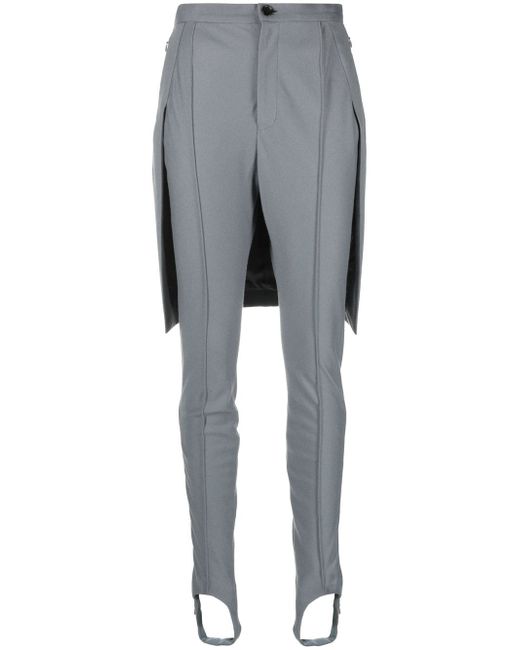 Undercover panel stirrup trousers