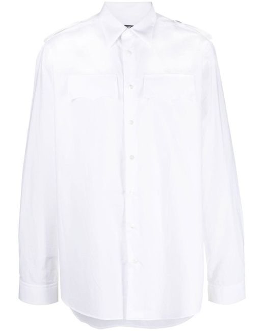 Raf Simons Uniform long-sleeved cotton shirt