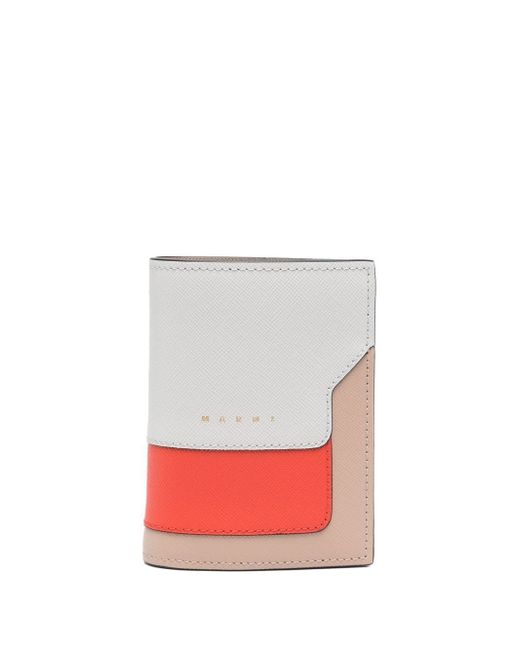 Marni embossed-logo bi-fold wallet