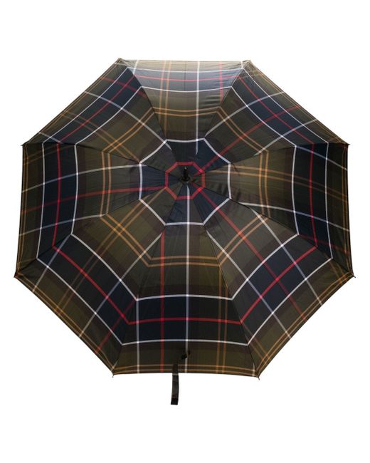 Barbour tartan-check umbrella