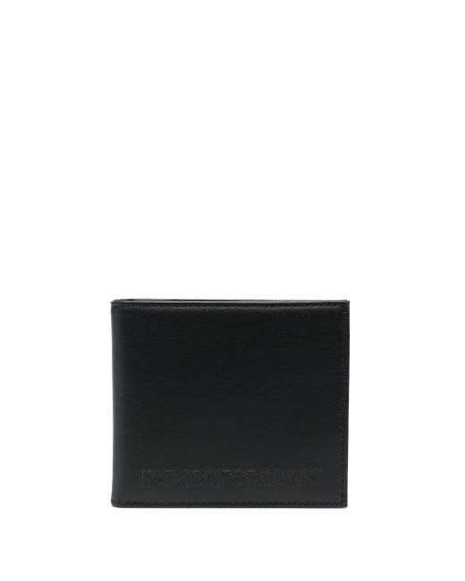 Emporio Armani logo-debossed card holder wallet