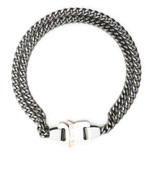 1017 Alyx 9Sm Buckle double-chain necklace