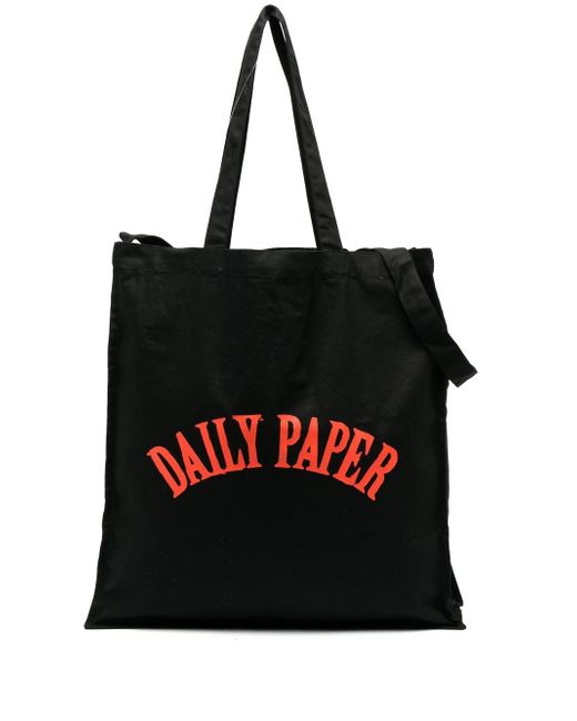 Daily Paper logo-print tote bag