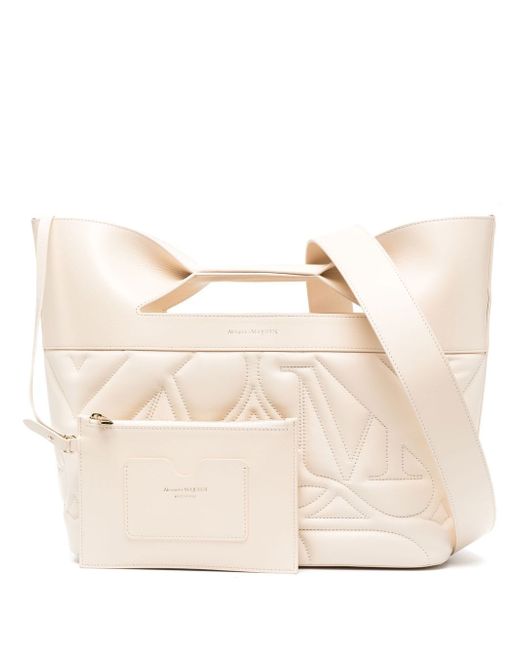 Alexander McQueen The Bow quilted tote bag