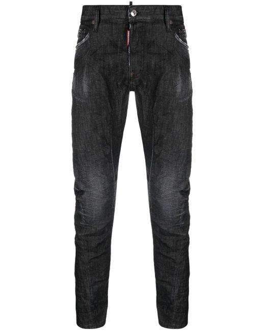 Dsquared2 slim-cut washed jeans