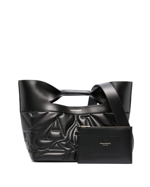 Alexander McQueen quilted leather tote bag