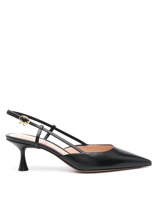 Gianvito Rossi pointed-toe slingback 67mm pumps