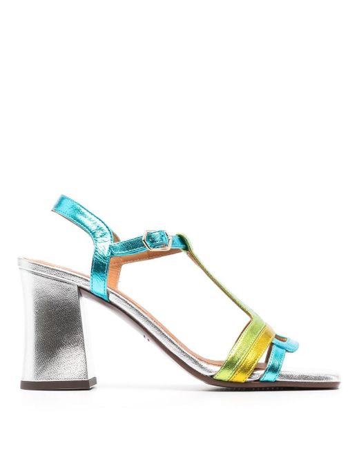 Chie Mihara metallic open-toe 90mm sandals