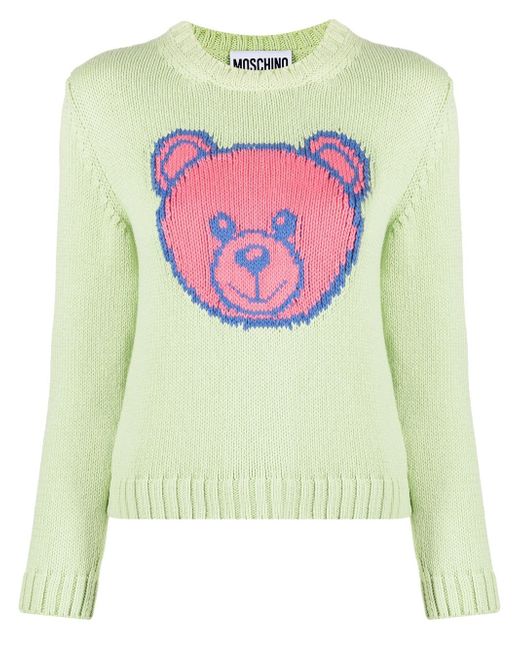 Moschino Teddy Bear intarsia knit jumper