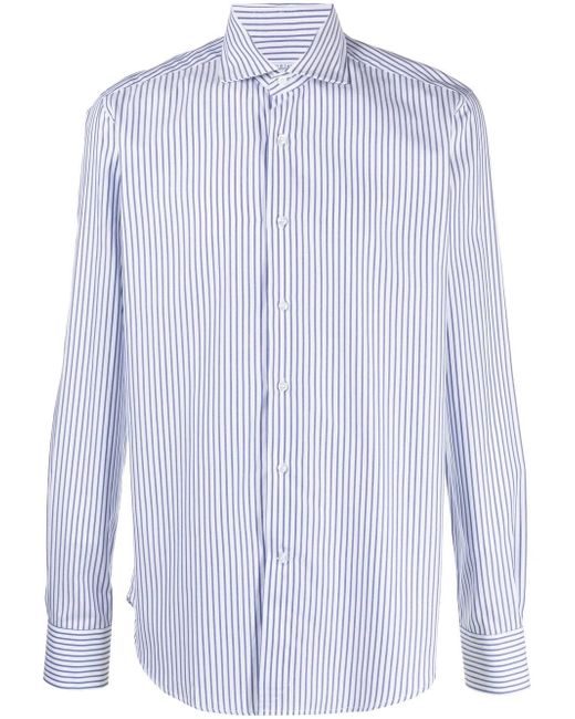 Orian striped long-sleeve shirt