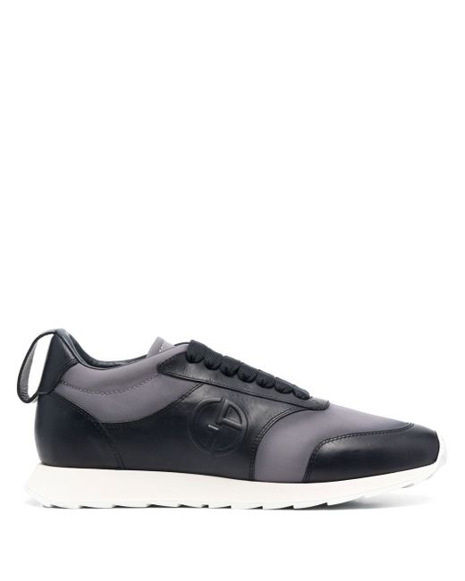 Giorgio Armani panelled low-top sneakers