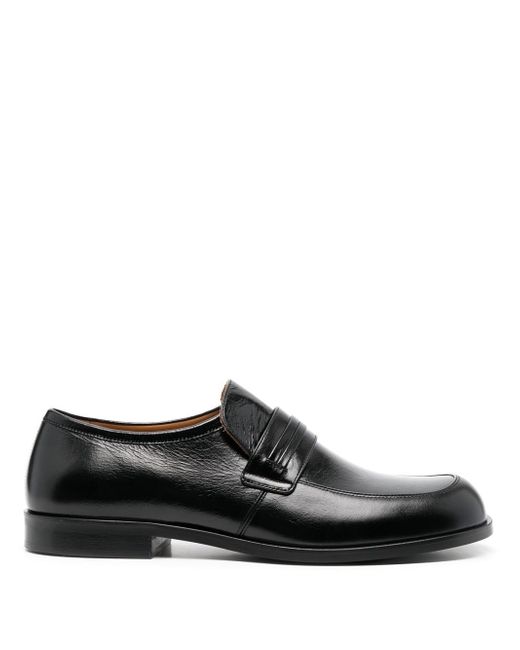 Marni leather slip-on loafers