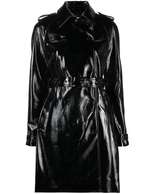 Michael Michael Kors patent belted trench coat