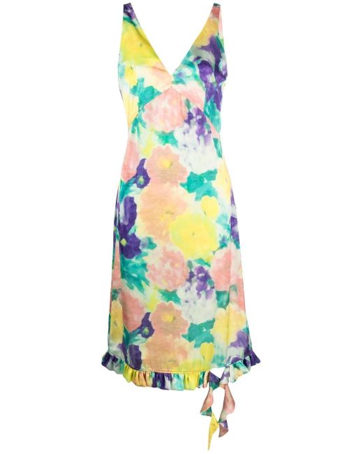 Remain floral-print sleeveless midi dress