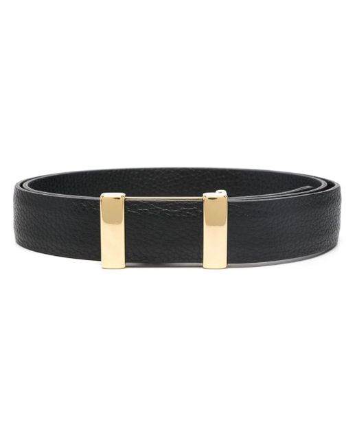 D4.0 buckle-fastening leather belt