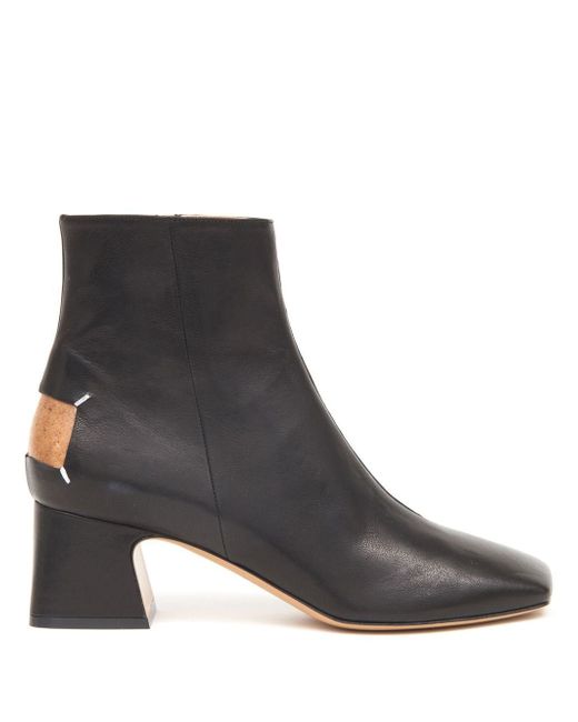 Maison Margiela square-toe heeled boots