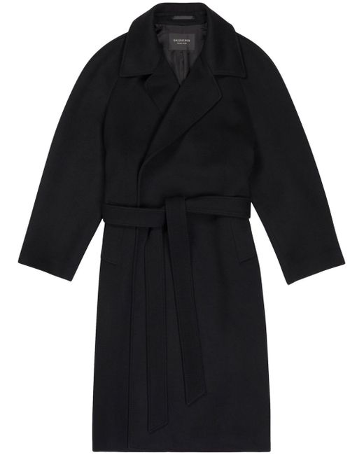 Balenciaga cashmere raglan coat