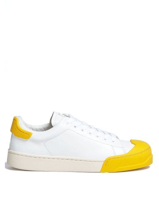 Marni lace-up panelled sneakers