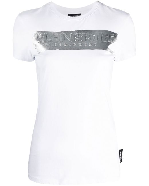 Plein Sport round-neck logo-print T-shirt