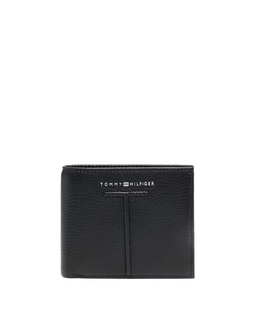 Tommy Hilfiger logo-embossed leather wallet